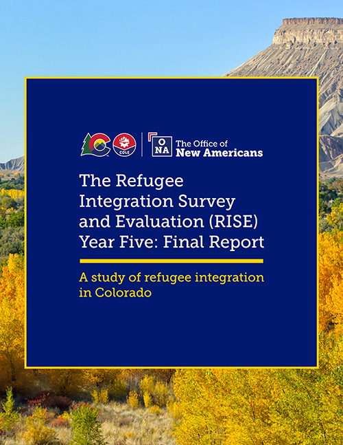 cover The Refugee Integration Survey and Evaluation (RISE) Final Report